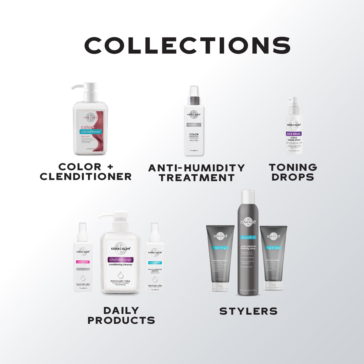 KERACOLOR Purify Plus Lite color protection glow on color-treated hair.