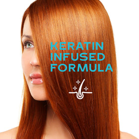 KERACOLOR Purify Plus Lite after application; hair shines and feels soft.