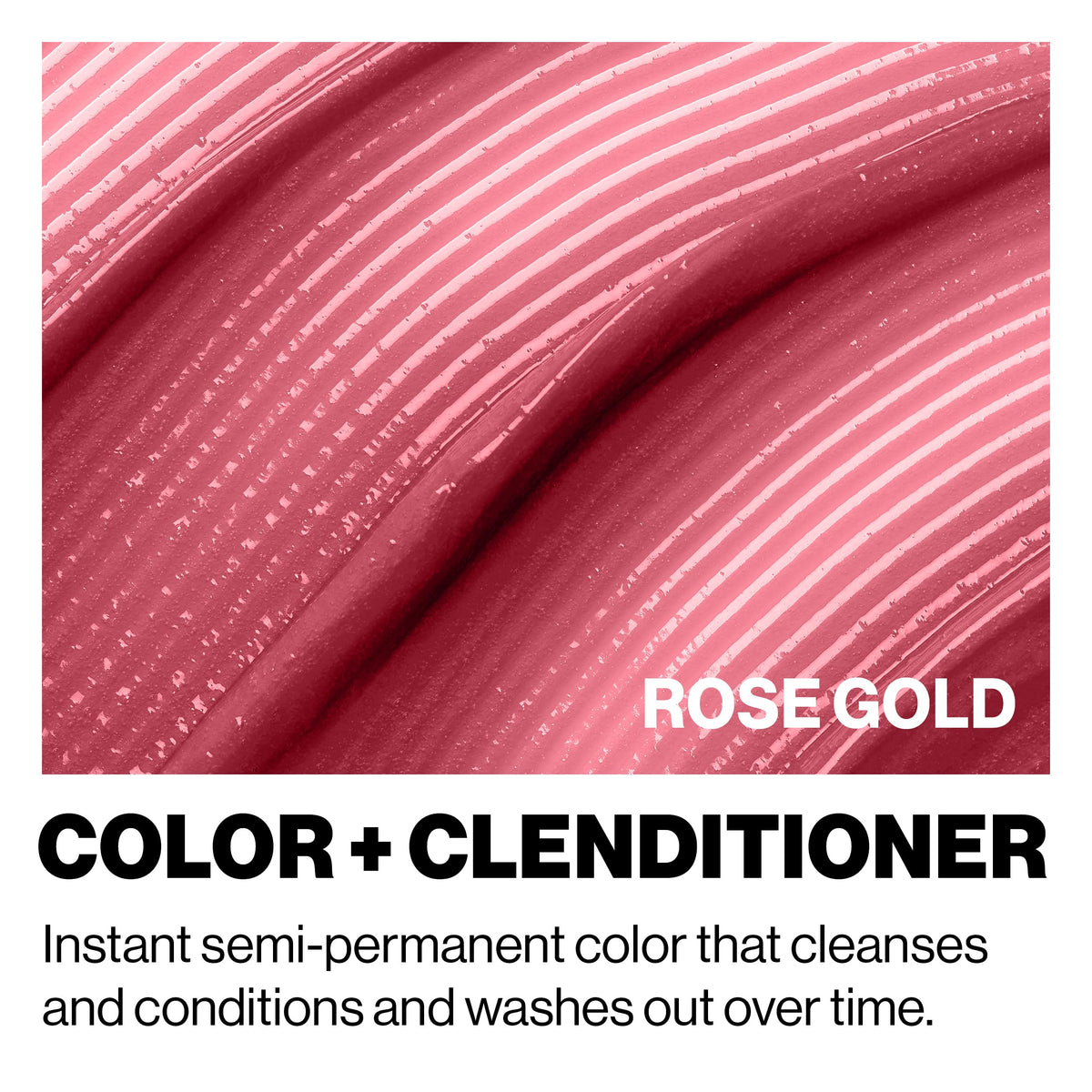 Keracolor Rose Gold Clenditioner pump highlights easy color application