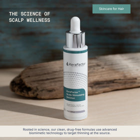 KeraFactor packaging highlighting seven biomimetic growth factors.