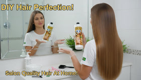 KERA FRUIT Frizz-control for calmer, easier styling.