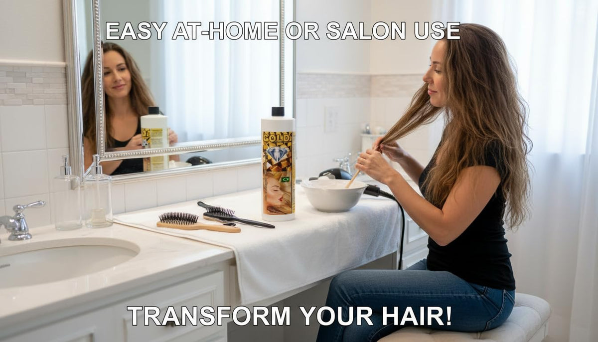 KERA FRUIT Hair smoothing gloss for sleek look.
