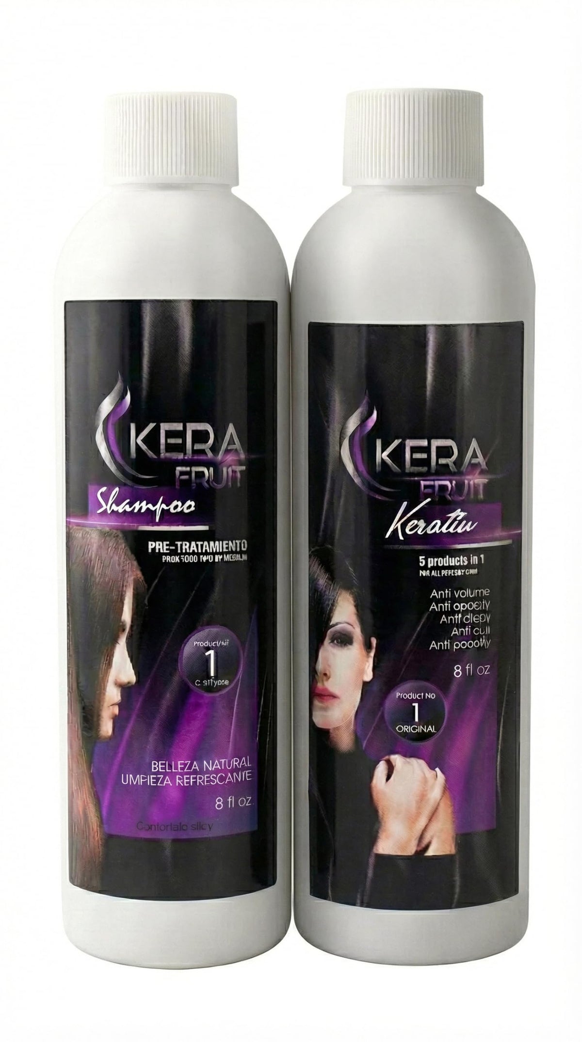 KERA FRUIT Hair Surgery Treatment bottle promises frizz reduction and smoother hair.