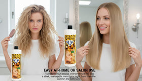KERA FRUIT Sun-damage repair for resilient, shiny hair.