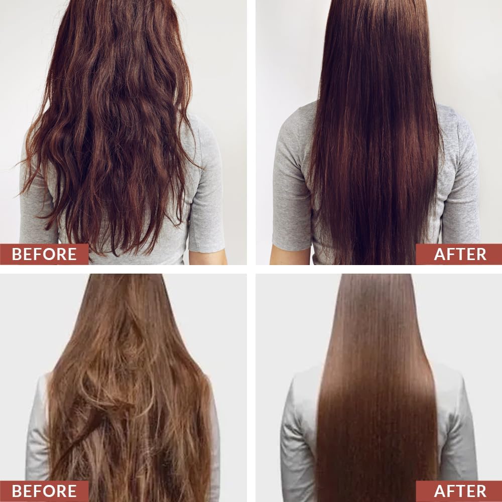 KERAGEN Forte final result displays smooth, humidity-resistant hair with lasting shine