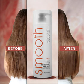 KERAGEN FORTE frizz elimination with smooth finish