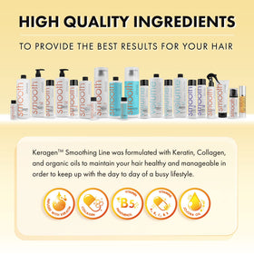 KERAGEN Hair Mask packaging suggesting salon-grade results at home