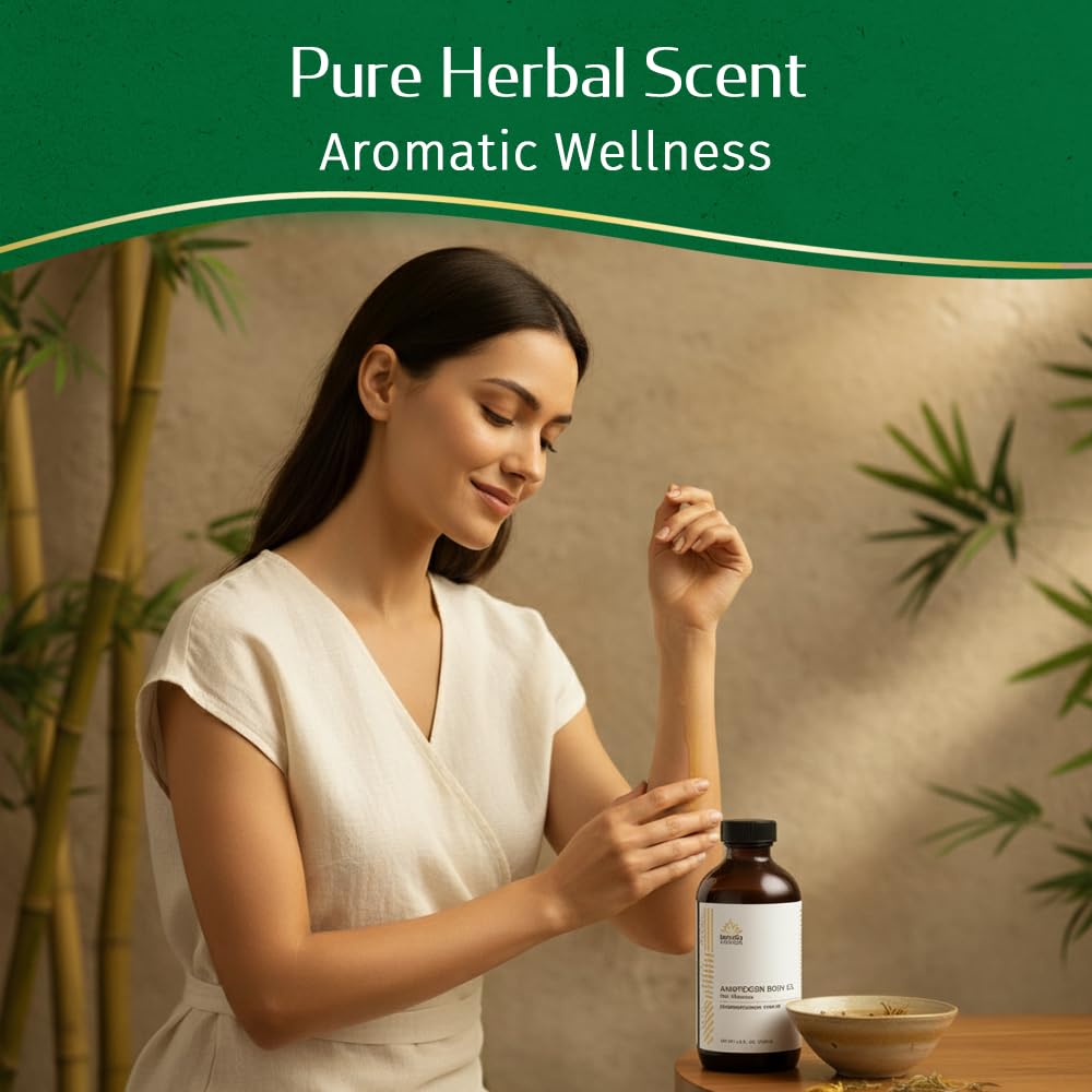Gentle herbal blend suited for daily massage during pregnancy.