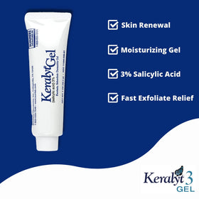 Close-up of gel texture highlighting smooth exfoliating action