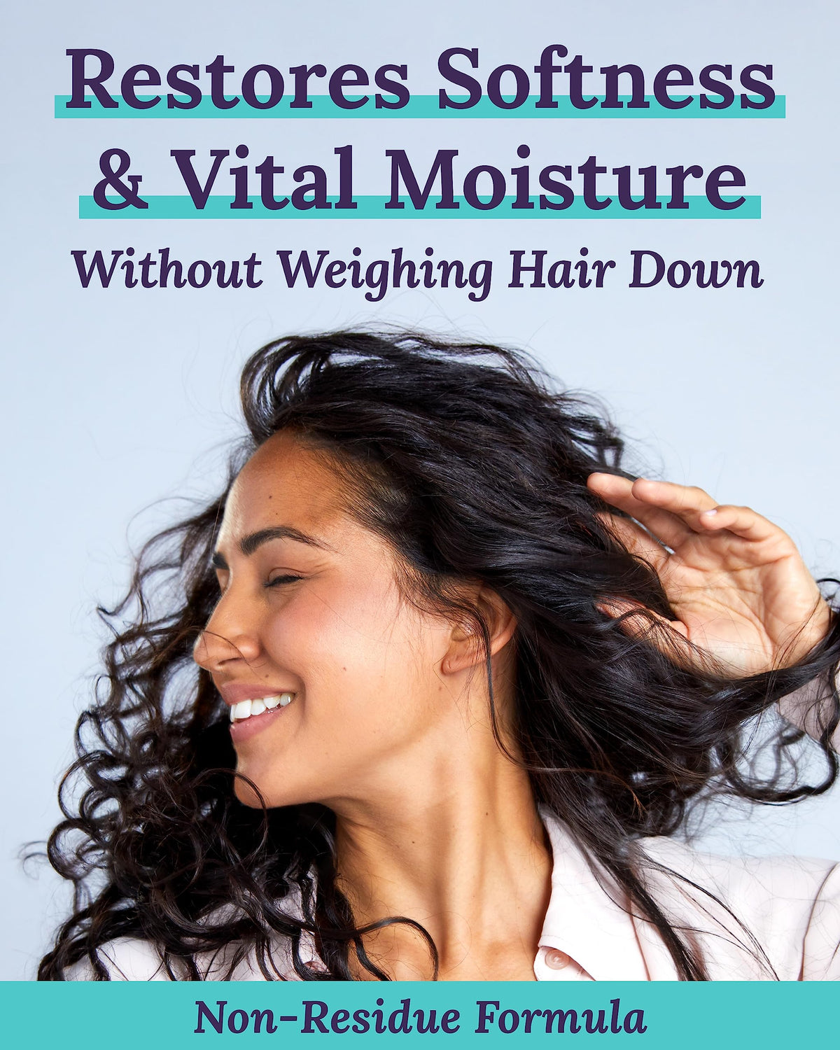 Keranique Deep Hydration Shampoo scalp close-up shows moisture-rich care for everyday comfort.