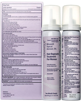 Keranique routine-ready image encouraging consistent use