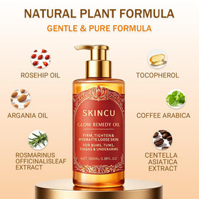 Kerarose SKINCU Glow Remedy Oil pour for easy daily skincare routine