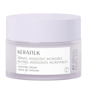 Kerasilk finishing cream shows iridescent shine for a smooth, multifaceted look