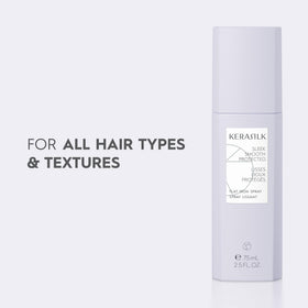 Kerasilk Flat Iron Spray humidity-defense suggests lasting hold in humid conditions.