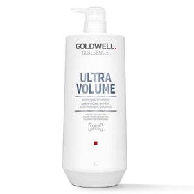 Kerasilk Goldwell Dualsenses Ultra Volume bottle front view for voluminous, shiny fine hair.