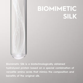 Kerasilk Repairing Shampoo Hyaloveil imagery illustrating moisture retention.