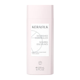 Kerasilk Smoothing Conditioner bottle front for frizz control and smoothness