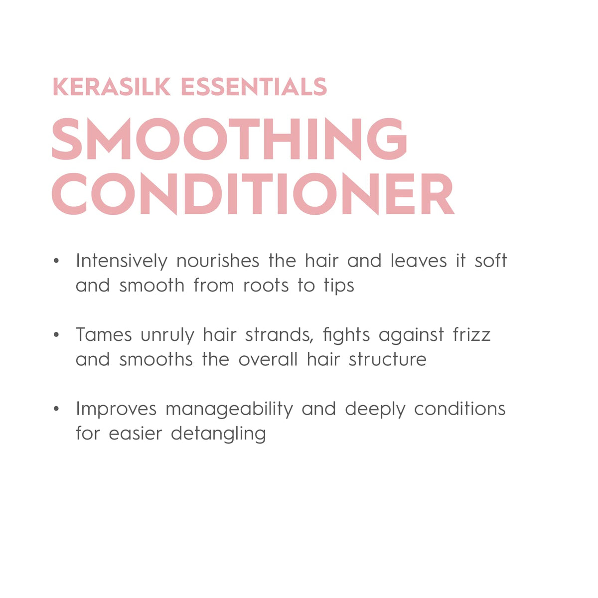 Kerasilk Smoothing Conditioner cream texture close-up delivering rich nourishment