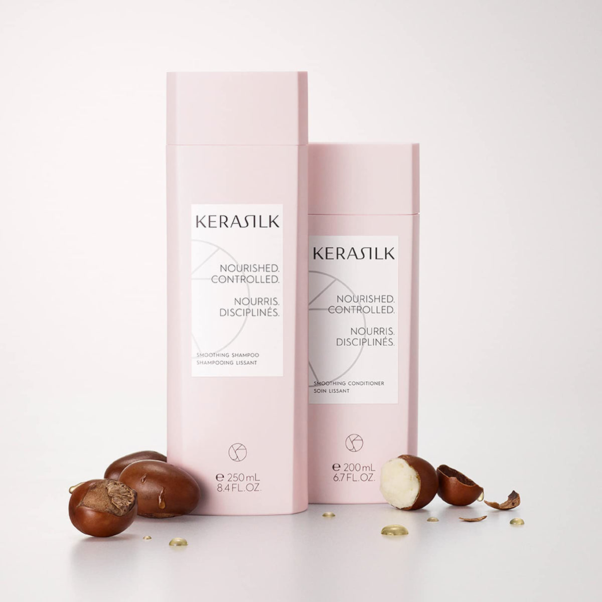 Kerasilk Smoothing Conditioner-treated hair appears smoother and softer