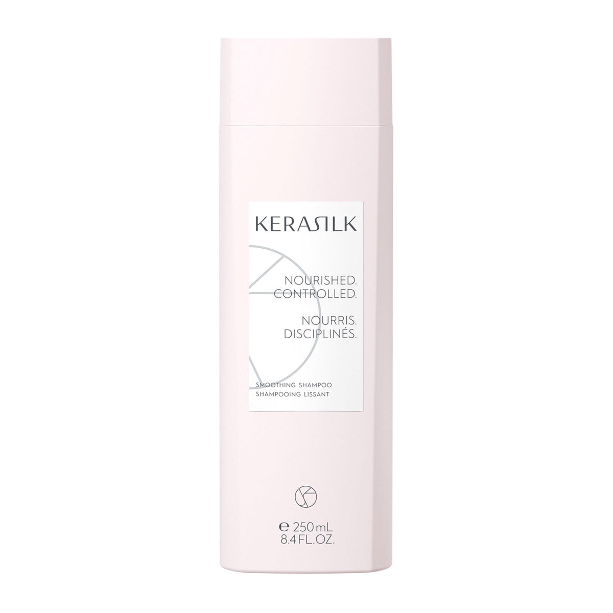 KERASILK Smoothing Shampoo bottle pour highlights frizz-prone cleansing