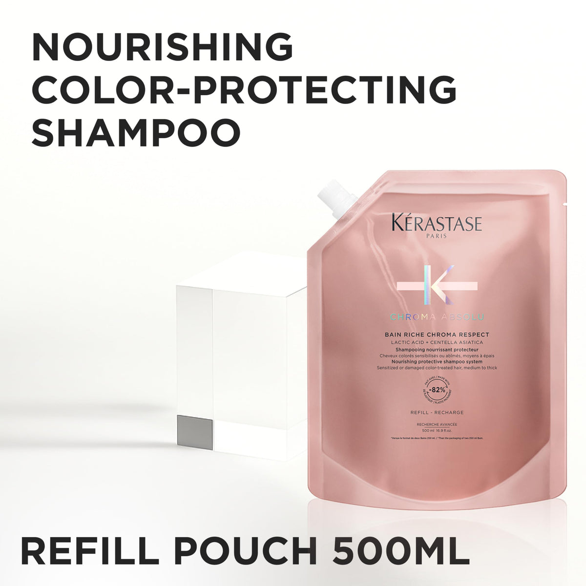 Kerastase Chroma Absolue refill lather during cleansing highlights gentle color care
