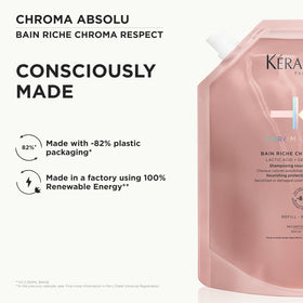 Kerastase Chroma Absolue Refill packaging helps reduce waste