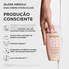 Kérastase Gloss Absolu refillable bottle emphasizes sustainable packaging