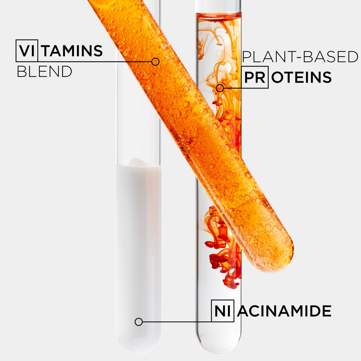 Nutritive collection synergy visual with compatible mask and heat protectant