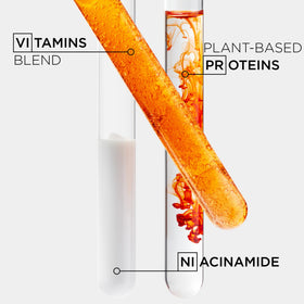 Nutritive collection synergy visual with compatible mask and heat protectant