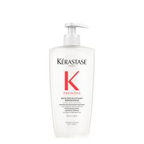 Kérastase Première Bain Decalcifying Shampoo bottle front view showing gentle cleansing and buildup removal.