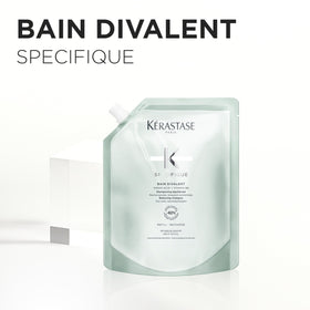 KÉRASTASE Specifique refill packaging highlighting eco-friendly option.