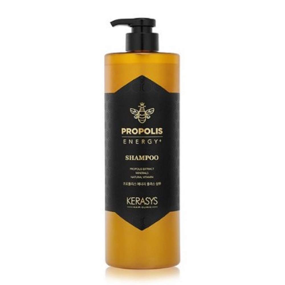 Kerasys Hair Clinic Propolis Shine bottle shows glossy hair care formula
