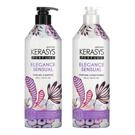 Kerasys Perfume Shampoo bottle with elegant fragrance for daily use.