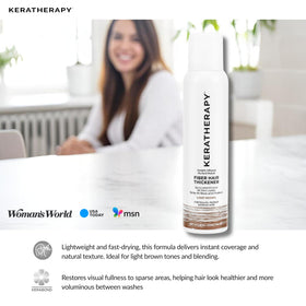 Color-match options in light brown help blend with natural hair tones