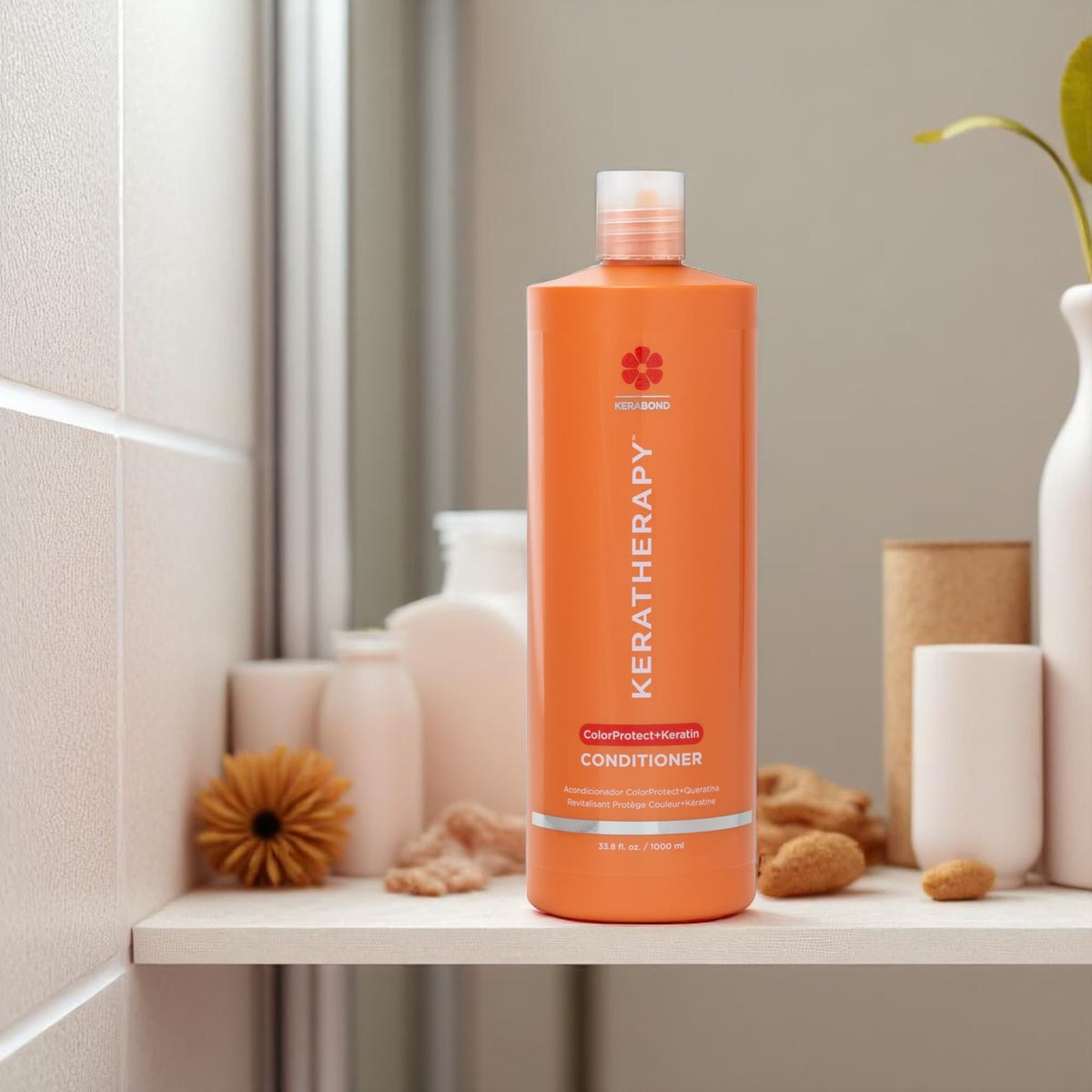 Keratherapy Color Protect label close-up highlighting color-safe formula