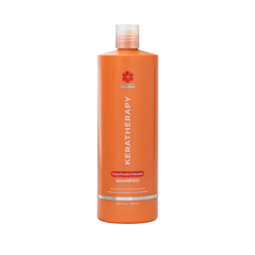 KERATHERAPY Color Protect Shampoo bottle highlights color protection and kerabond technology.