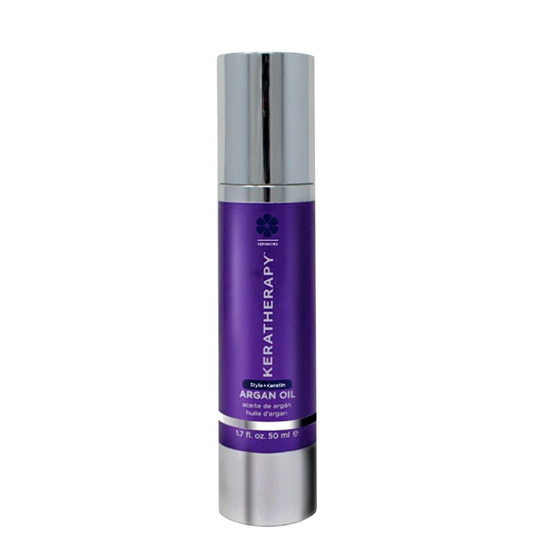 KERATHERAPY Keratin Infused Argan Oil bottle for smooth, glossy hair