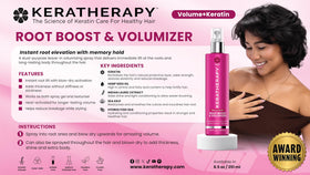 Keratherapy Keratin Infused Volume Shampoo bottle delivers volumizing cleanse for fine hair