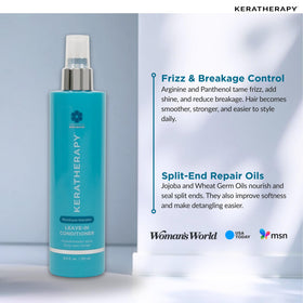 Keratherapy Moisture Collection shampoo bottle highlights a sulfate-free formula.