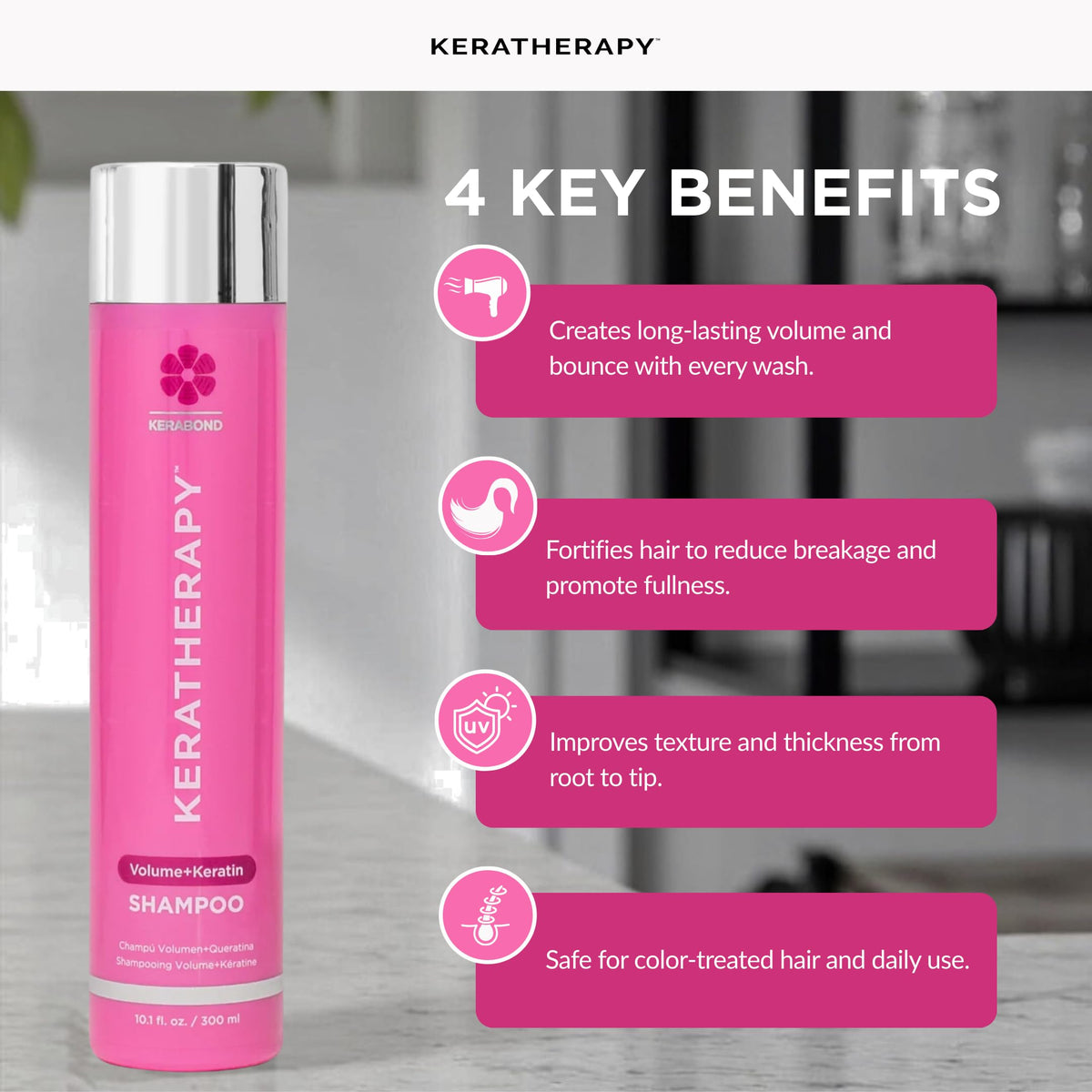 Keratherapy Root Boost Spray mist for quick-drying volumizing styling