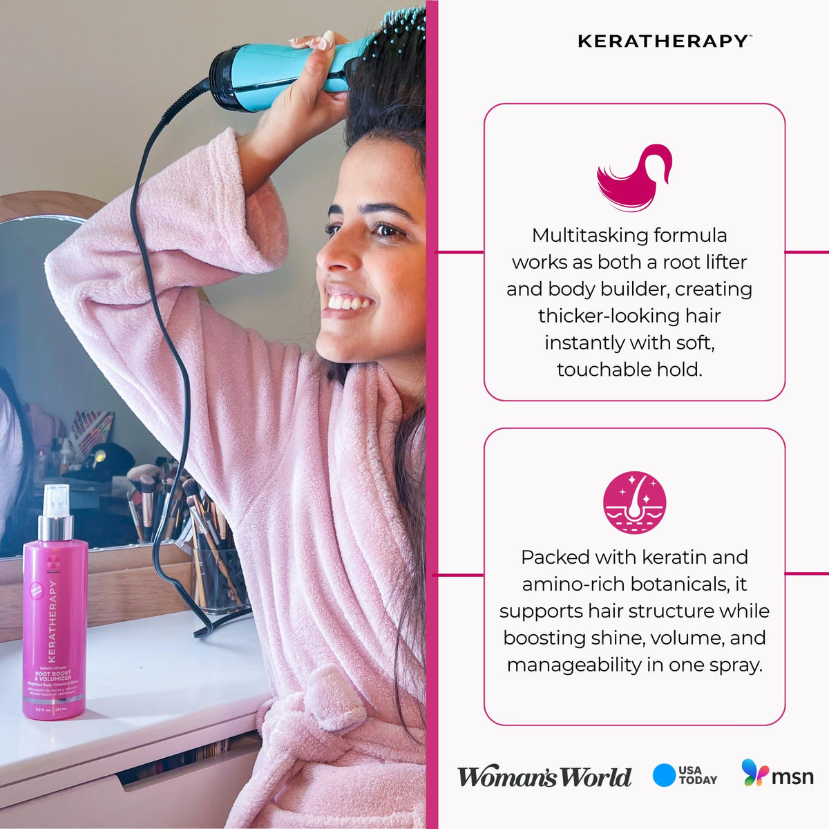 Keratherapy Sea Kelp formula bottle emphasizes natural nourishment and lift