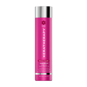 Keratherapy Volume Shampoo bottle showing root lift for fuller hair