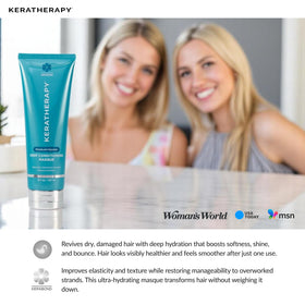 KERATHERAPY Wheat Germ Oil Persian Walnut ingredients closeup conveys vitamin-rich nourishment.