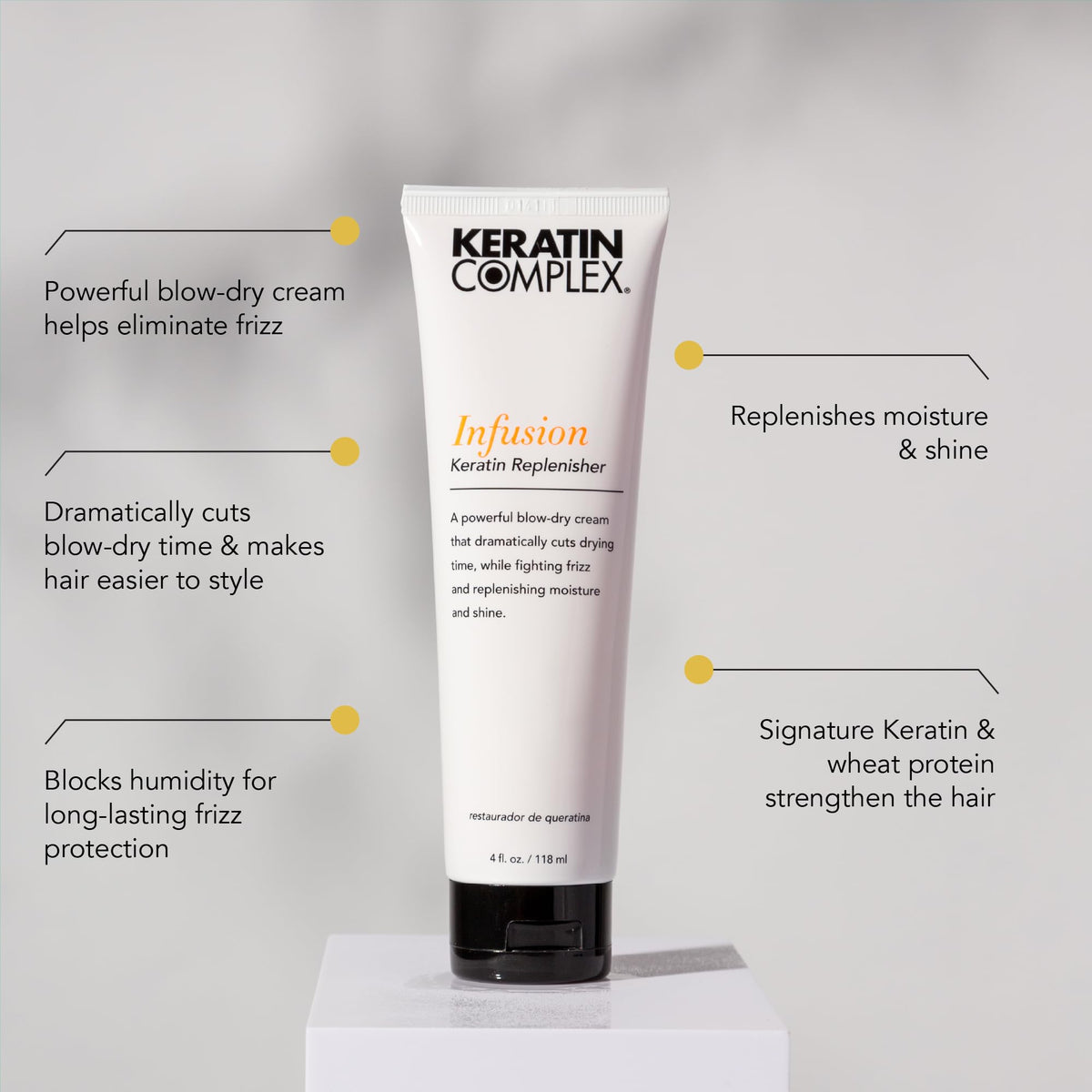 Infusion Replenisher travel bottle 2.5oz supports on-the-go styling.