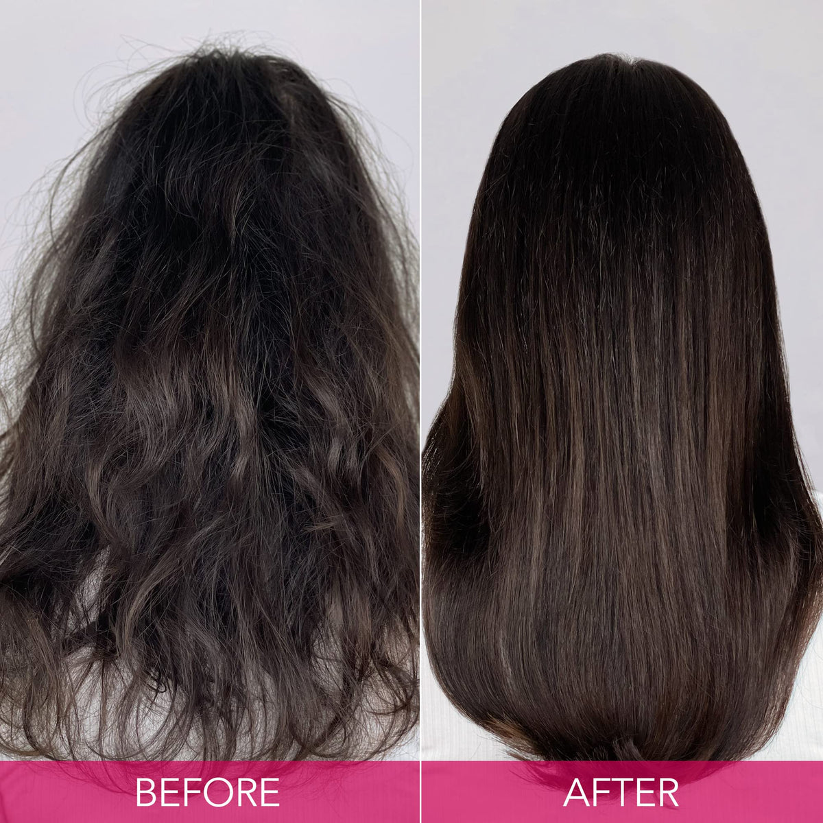 Keratin Complex KeraBalm with argan oil for shine and softness.