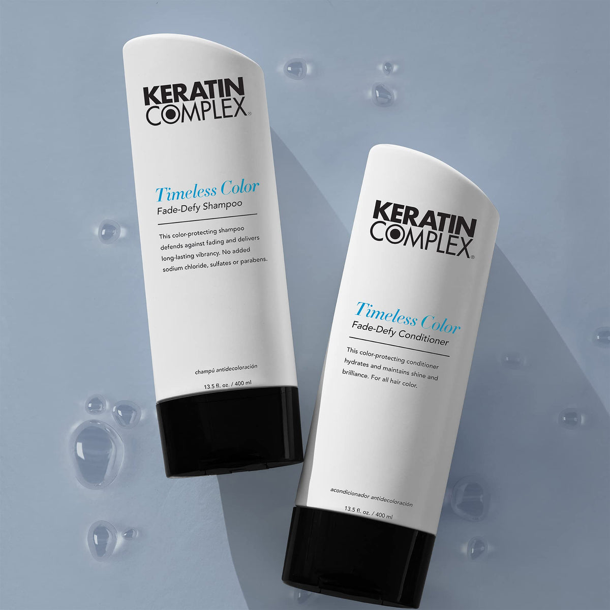 Keratin Complex Timeless Color Fade-Defy shampoo color protection for all shades