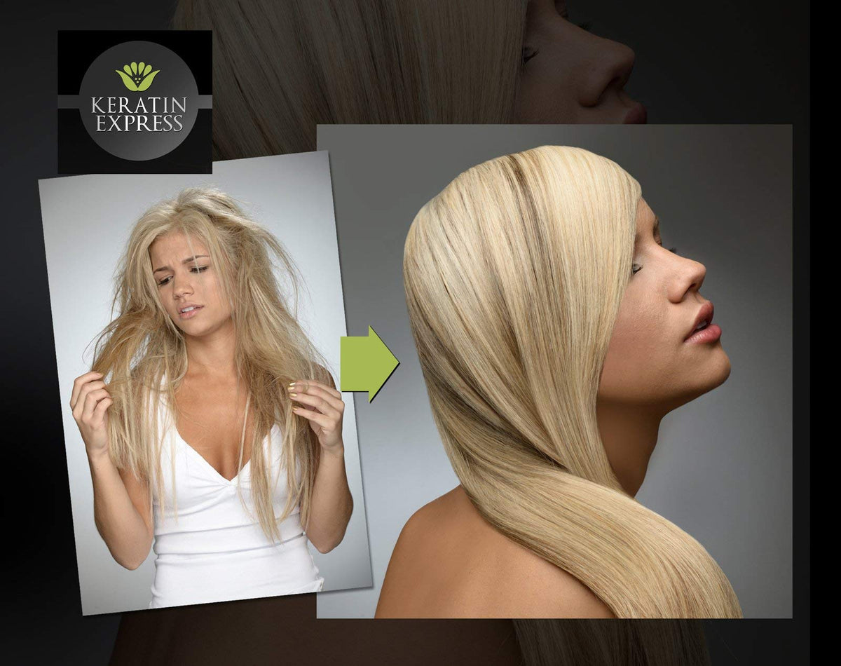 Keratin Express Daily Keratin after-finish; sleek, polished look.