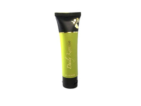 Keratin Express Daily Keratin bottle front; smooth hair ahead.