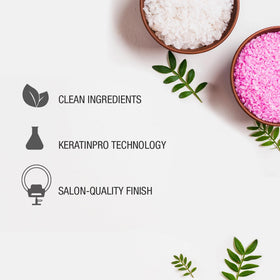 Close-up of creamy lather for smoothing and frizz control.