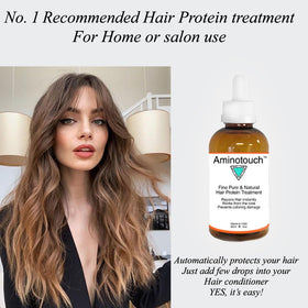 Aminotouch hair coating application demonstrates deep penetration for smoother strands
